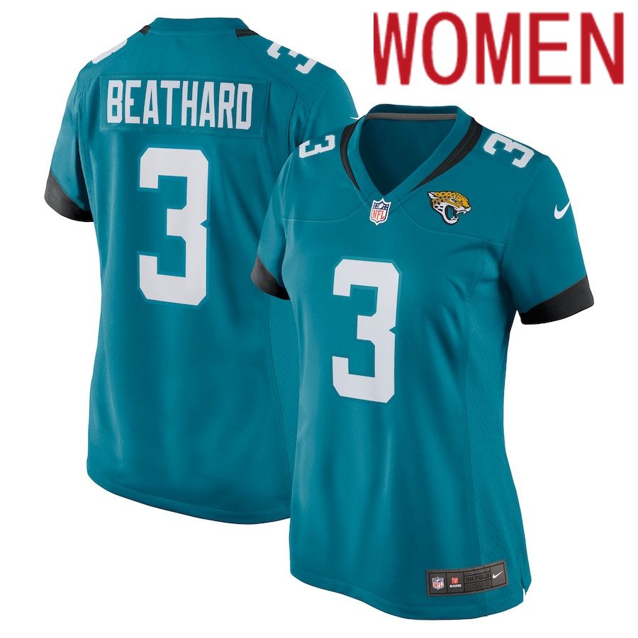 Women Jacksonville Jaguars 3 C.J. Beathard Nike Green Nike Game NFL Jersey